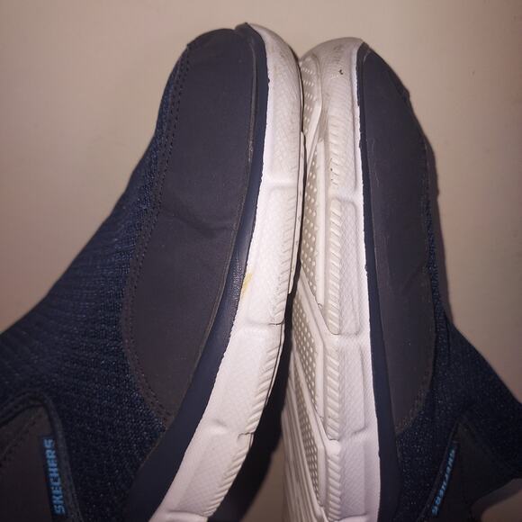 Skechers Mens Slip On Sneakers 12M Mesh Shoes Equalizer Persistent Comfort Navy - Picture 12 of 16